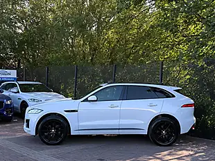 Used 2020 Jaguar F-Pace Chequered Flag White - Interior and Exterior details 6
