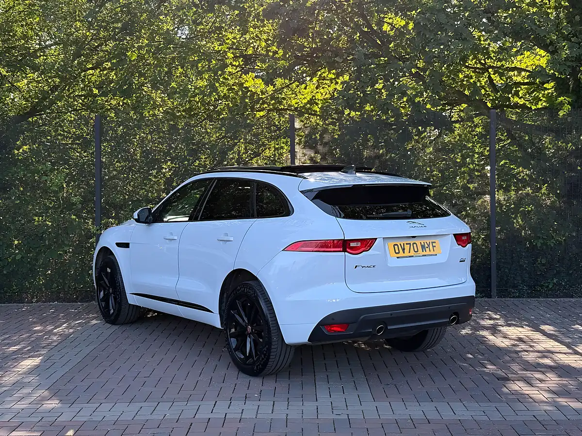 Used 2020 Jaguar F-Pace Chequered Flag White - Interior and Exterior details 7