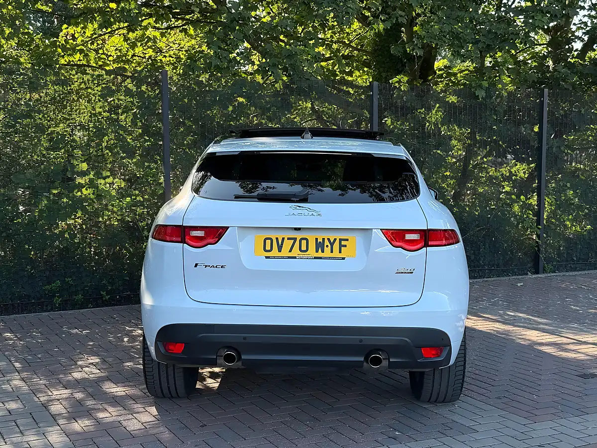 Used 2020 Jaguar F-Pace Chequered Flag White - Interior and Exterior details 8