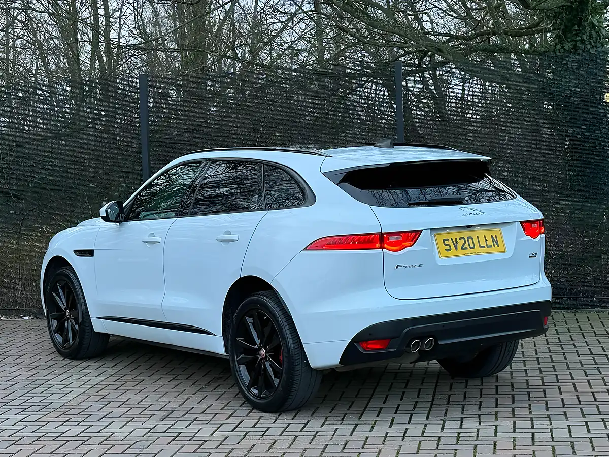 Used 2020 Jaguar F-Pace Chequered Flag White - Interior and Exterior details 7