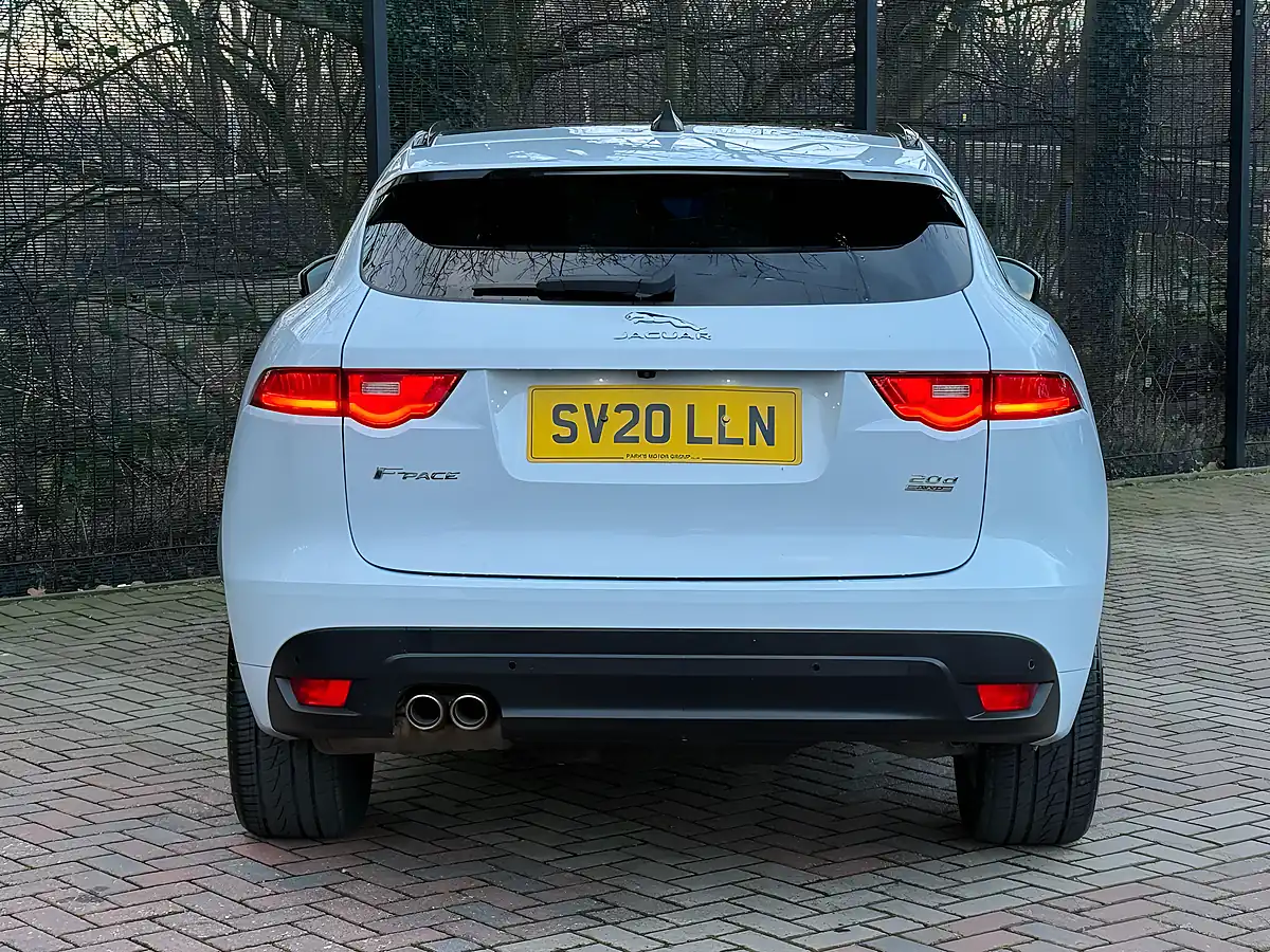 Used 2020 Jaguar F-Pace Chequered Flag White - Interior and Exterior details 8