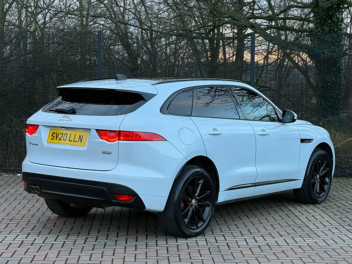 Used 2020 Jaguar F-Pace Chequered Flag White - Interior and Exterior details 9