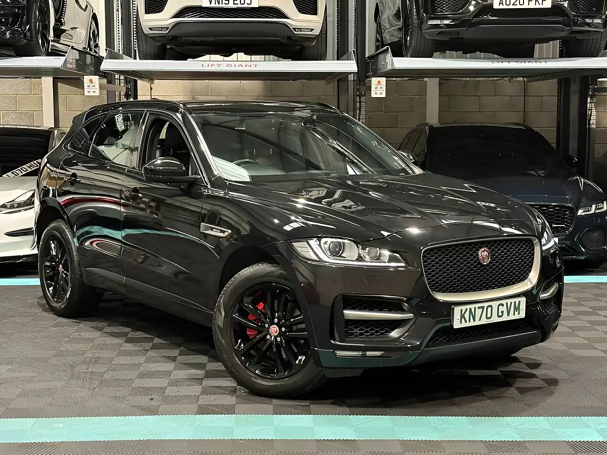 Used 2020 Jaguar F-Pace R-Sport Black - Front View