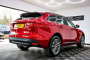 Used 2020 Jaguar F-Pace R-Sport Red - Interior and Exterior details 10