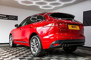 Used 2020 Jaguar F-Pace R-Sport Red - Interior and Exterior details 12