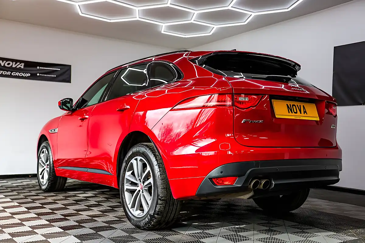 Used 2020 Jaguar F-Pace R-Sport Red - Interior and Exterior details 12