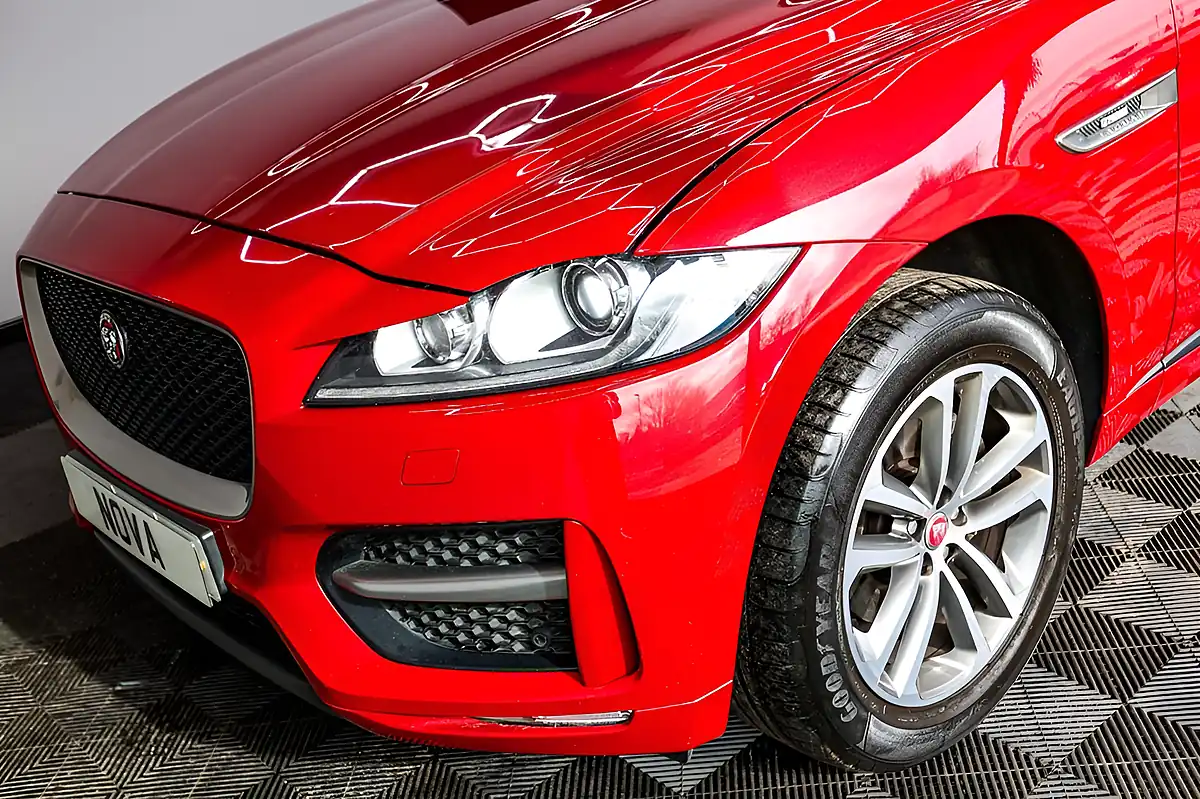 Used 2020 Jaguar F-Pace R-Sport Red - Interior and Exterior details 18