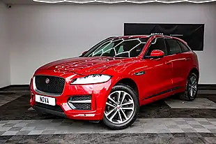 Used 2020 Jaguar F-Pace R-Sport Red - Interior and Exterior details 2