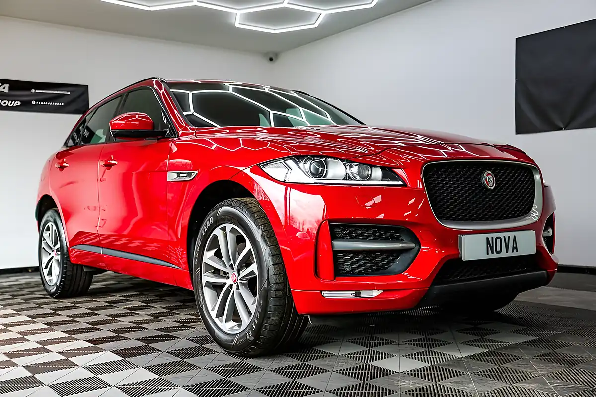 Used 2020 Jaguar F-Pace R-Sport Red - Interior and Exterior details 3