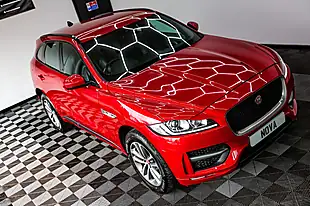 Used 2020 Jaguar F-Pace R-Sport Red - Interior and Exterior details 4