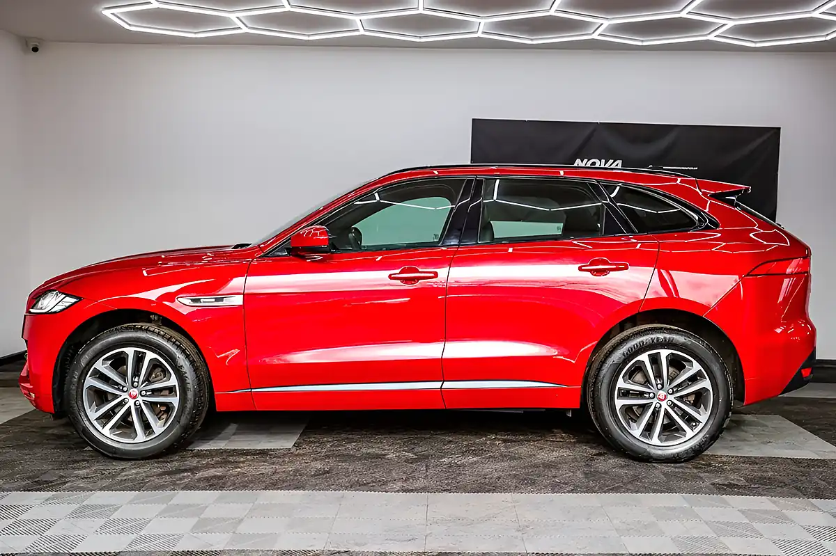 Used 2020 Jaguar F-Pace R-Sport Red - Interior and Exterior details 6