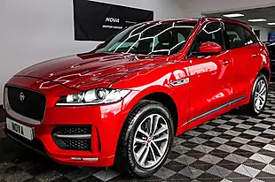 Used 2020 Jaguar F-Pace R-Sport Red - Interior and Exterior details 7