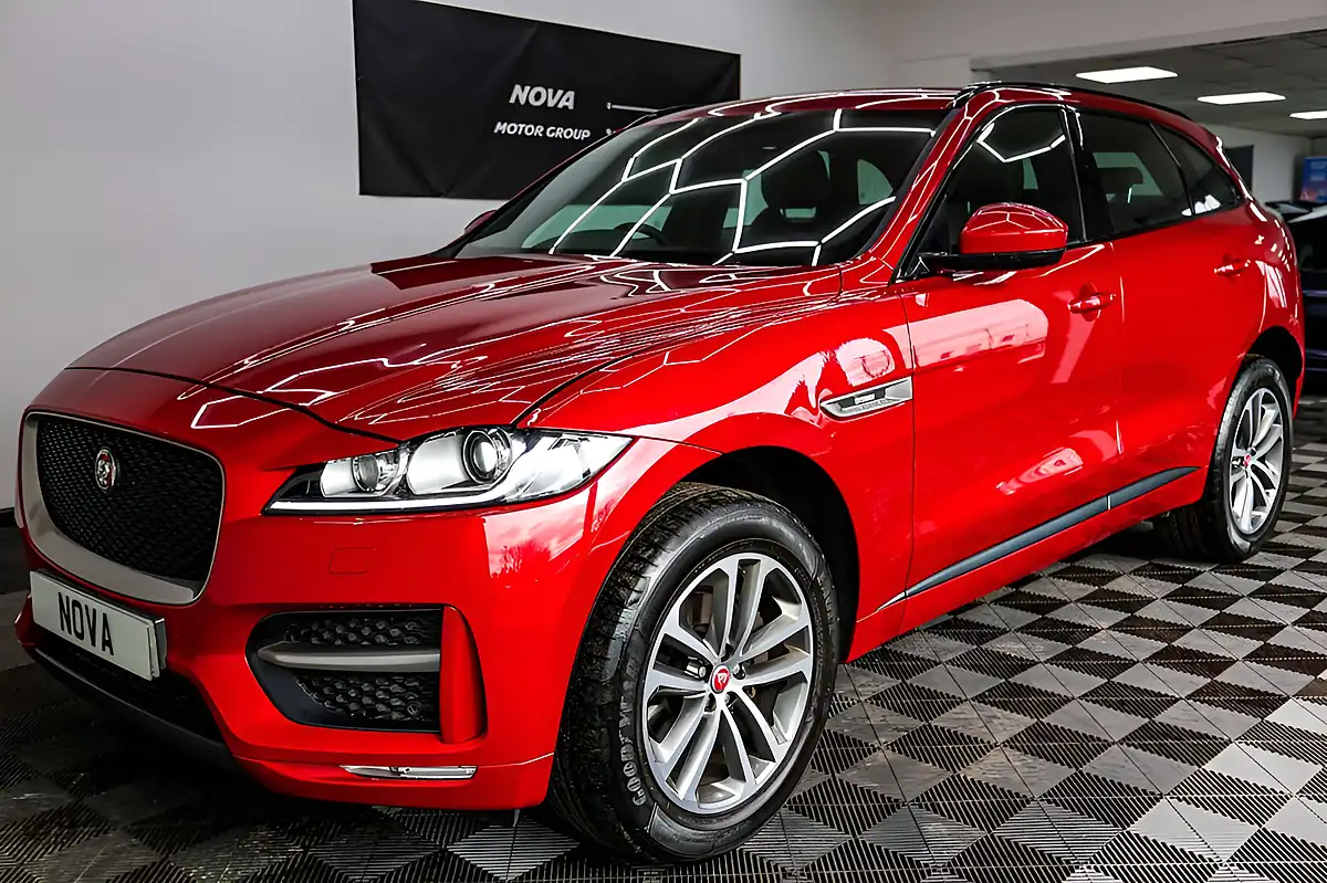Used 2020 Jaguar F-Pace R-Sport Red - Interior and Exterior details 7