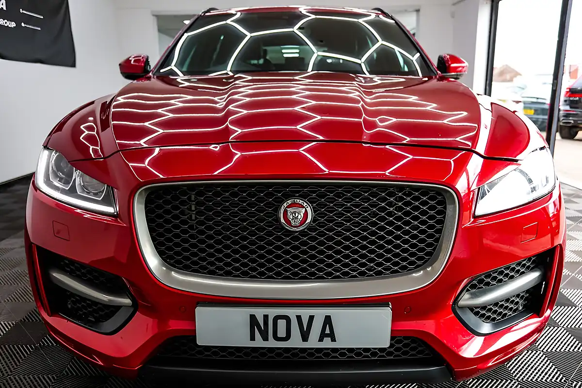 Used 2020 Jaguar F-Pace R-Sport Red - Interior and Exterior details 8