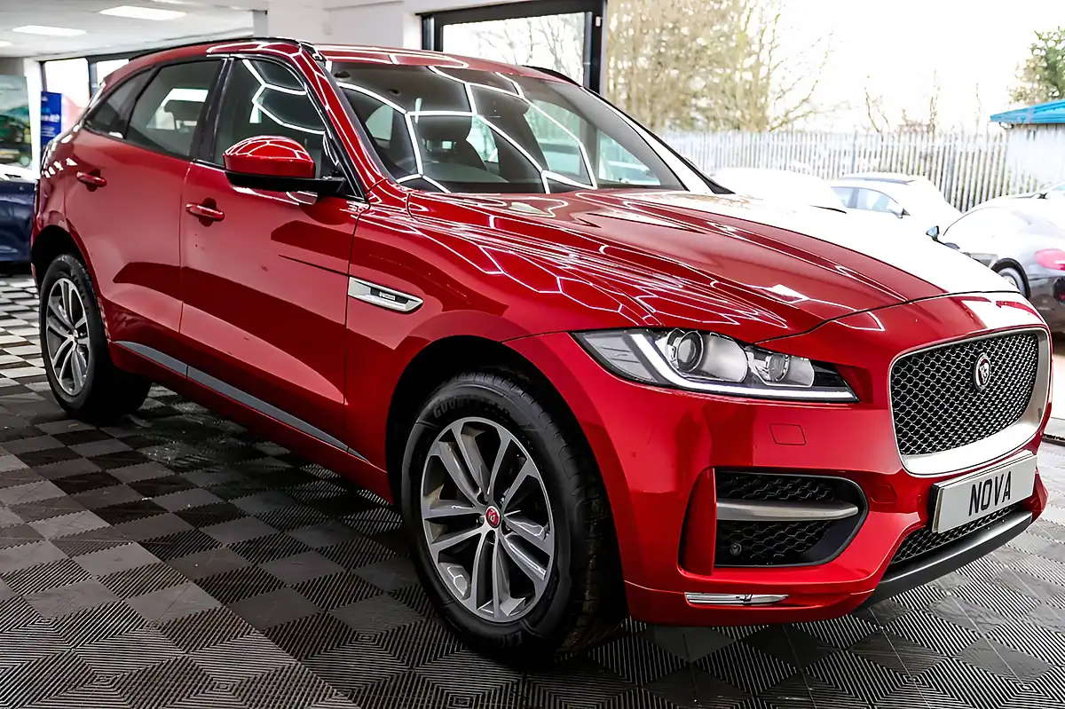 Used 2020 Jaguar F-Pace R-Sport Red - Interior and Exterior details 9