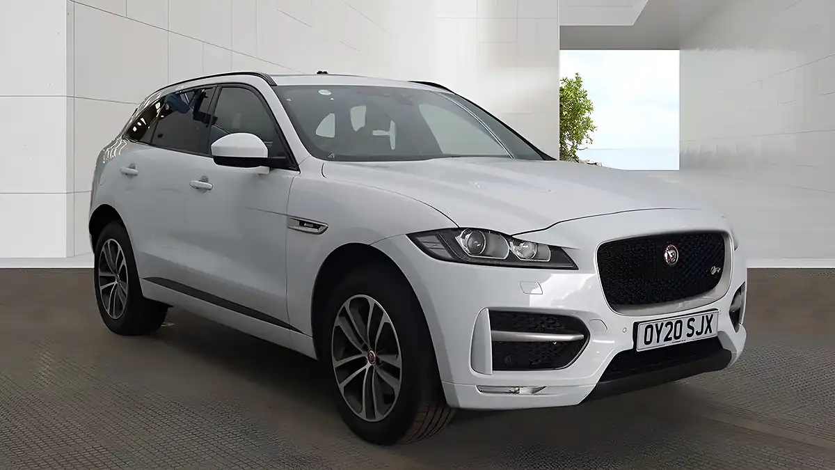 Used 2020 Jaguar F-Pace R-Sport White - Interior and Exterior details 2
