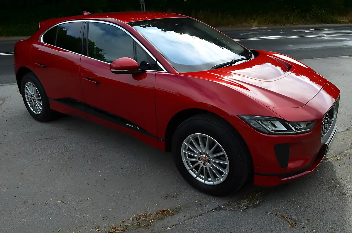 Used 2020 Jaguar I-Pace S Red - Interior and Exterior details 11