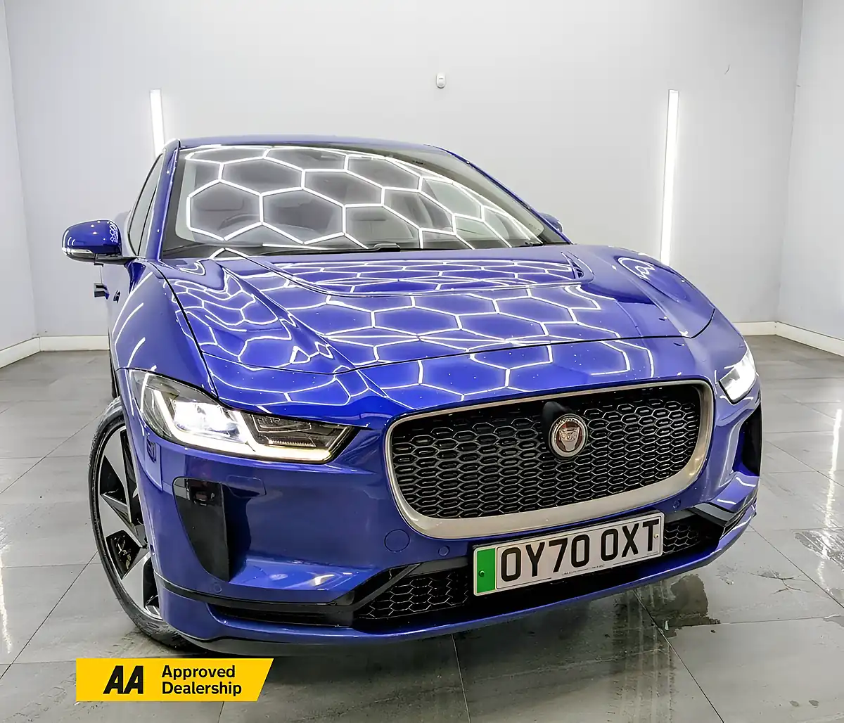 Used 2020 Jaguar I-Pace Se Caesium Blue - Front View