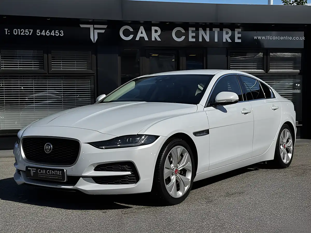 Used 2020 Jaguar Xe S White - Front View