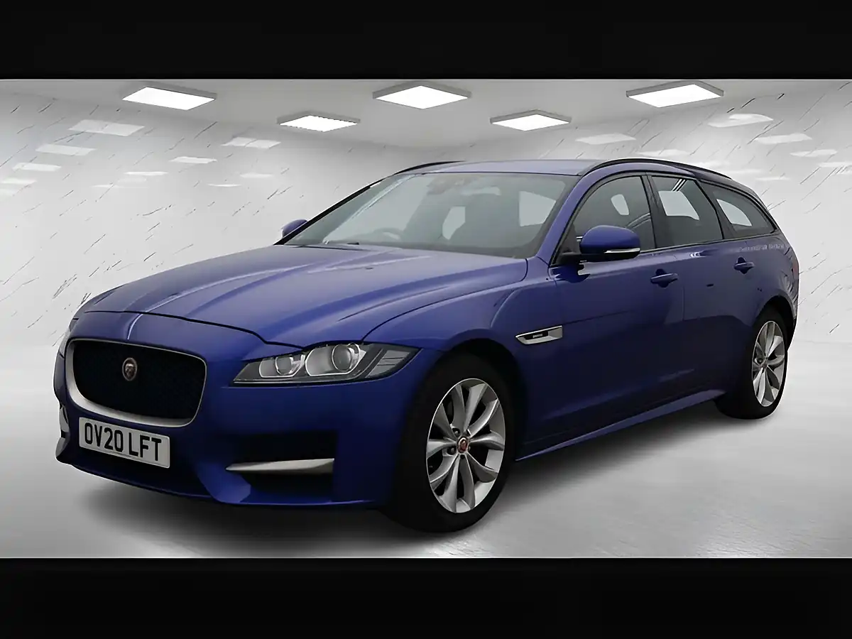Used 2020 Jaguar Xf R-Sport Blue - Interior and Exterior details 2