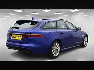 Used 2020 Jaguar Xf R-Sport Blue - Interior and Exterior details 5