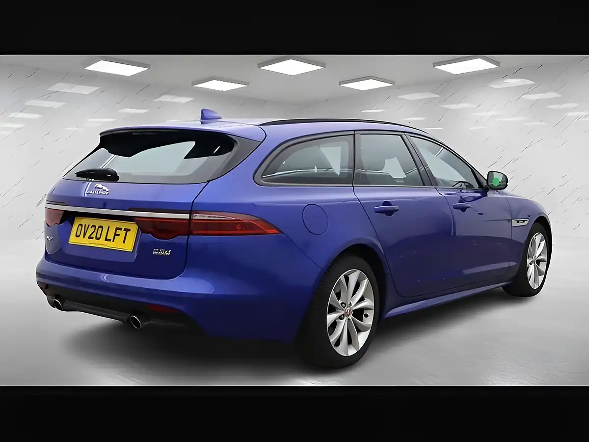 Used 2020 Jaguar Xf R-Sport Blue - Interior and Exterior details 5