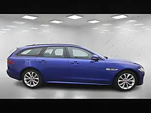 Used 2020 Jaguar Xf R-Sport Blue - Interior and Exterior details 6