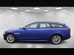 Used 2020 Jaguar Xf R-Sport Blue - Interior and Exterior details 7