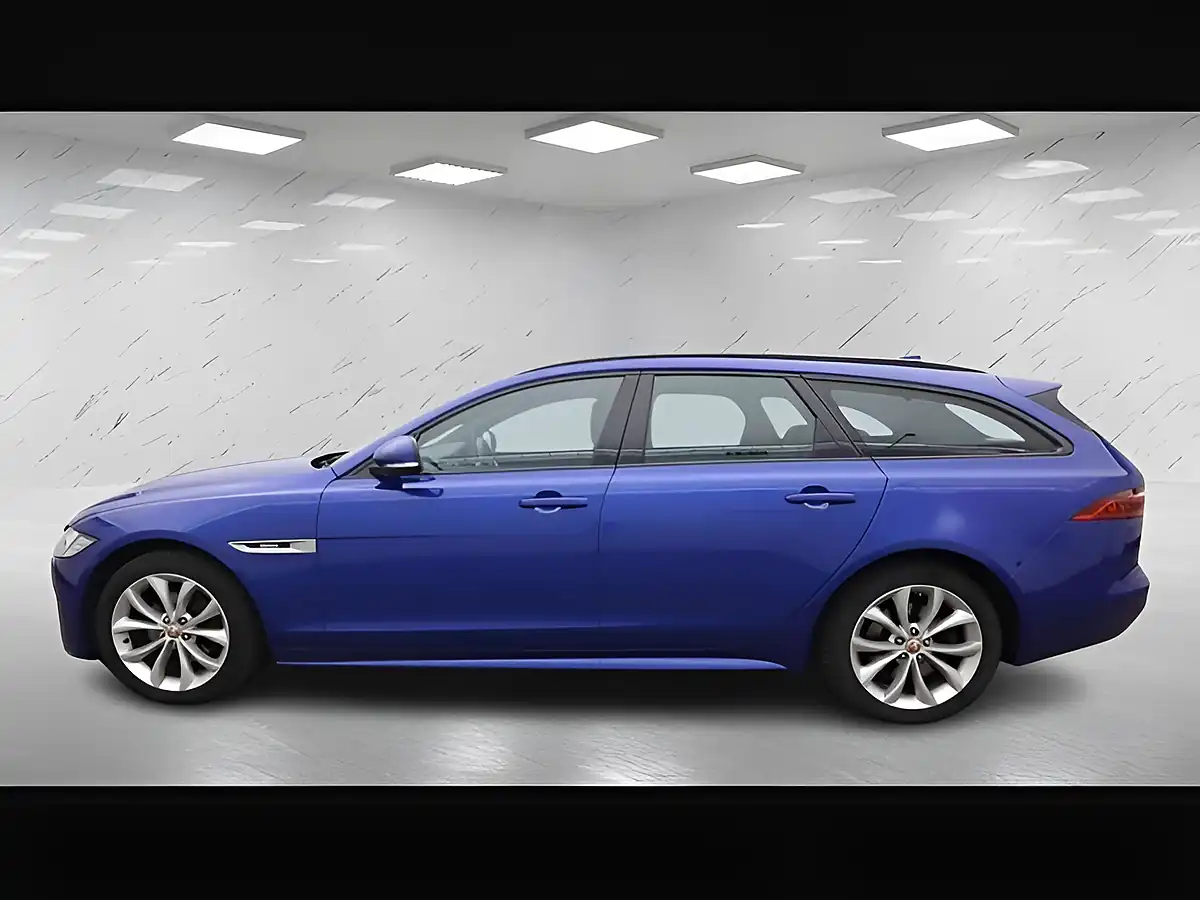 Used 2020 Jaguar Xf R-Sport Blue - Interior and Exterior details 7
