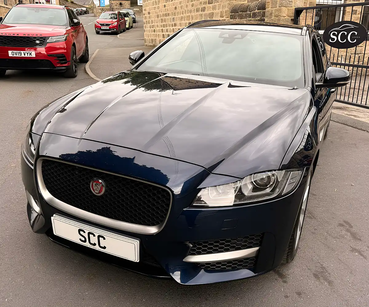 Used 2020 Jaguar Xf R-Sport Portofino Blue - Interior and Exterior details 7