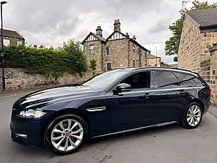Used 2020 Jaguar Xf R-Sport Portofino Blue - Interior and Exterior details 8