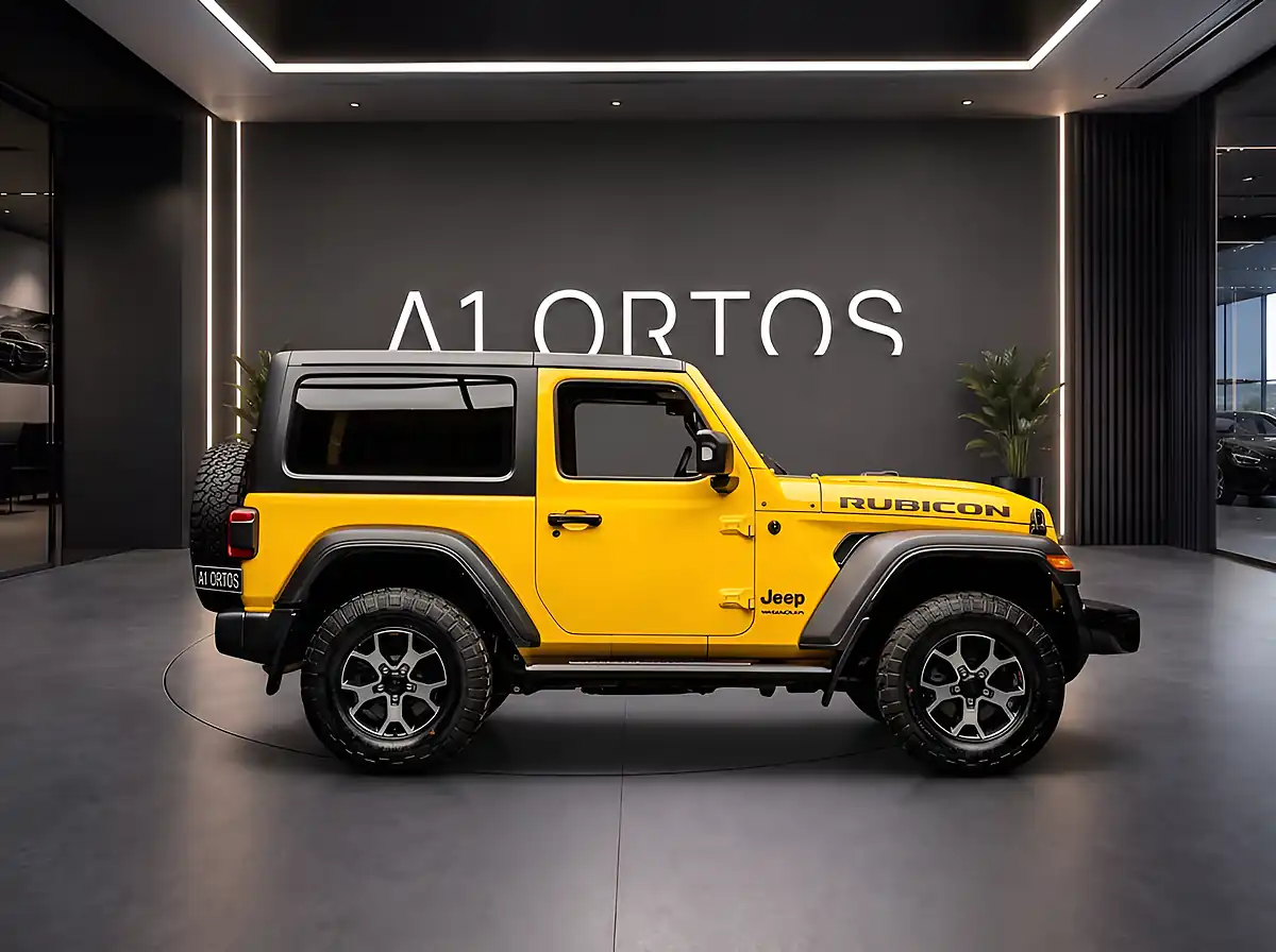 Used 2020 Jeep Wrangler Rubicon Yellow - Interior and Exterior details 8