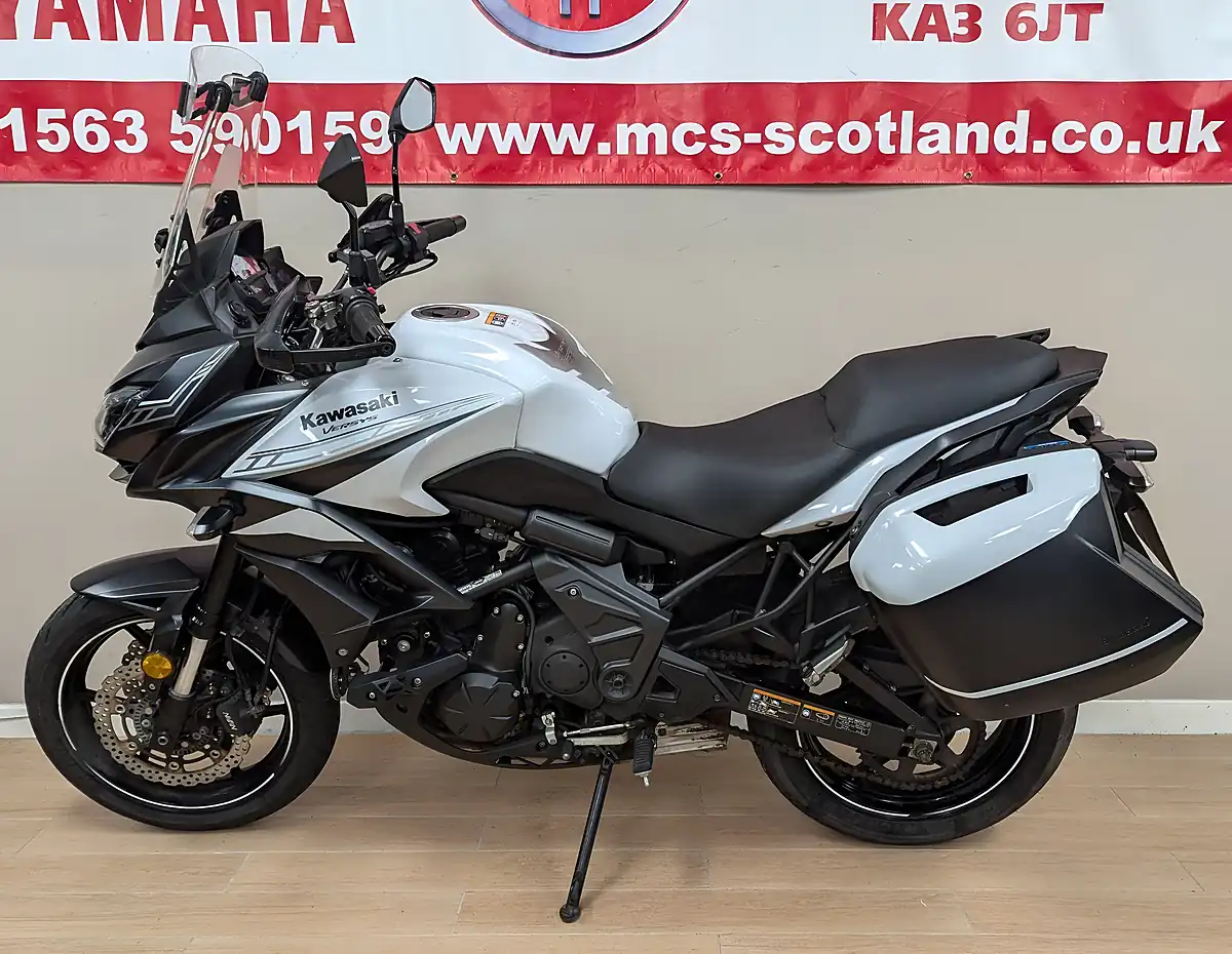 Used 2020 Kawasaki Versys 650 Adventure White - Interior and Exterior details 4