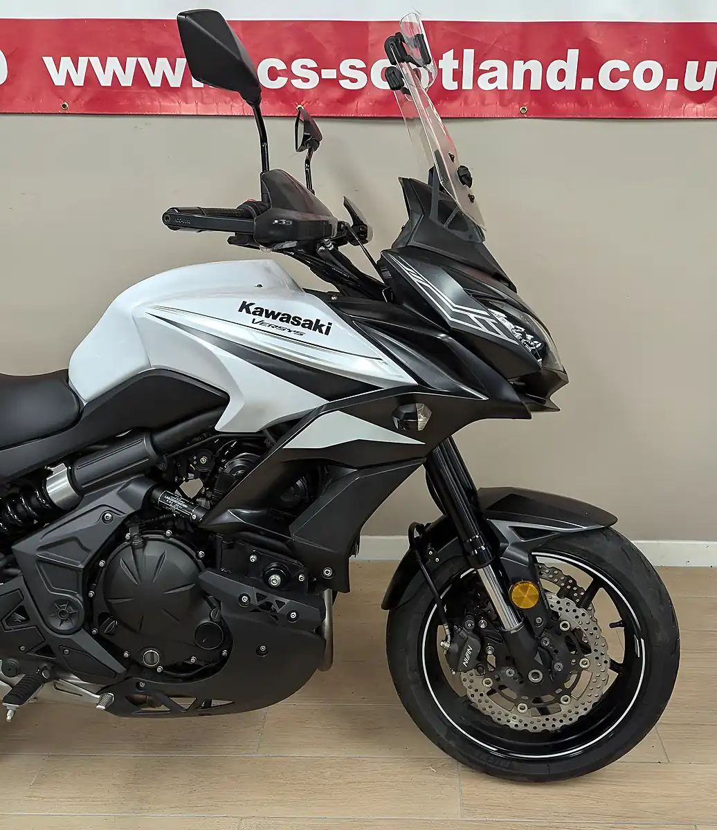 Used 2020 Kawasaki Versys 650 Adventure White - Interior and Exterior details 6