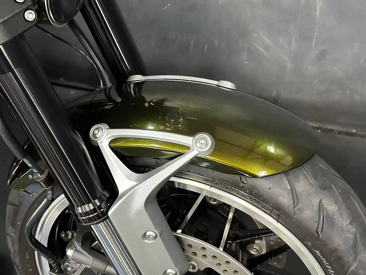 Used 2020 Kawasaki Z900 RS Modern Classic Green - Interior and Exterior details 15