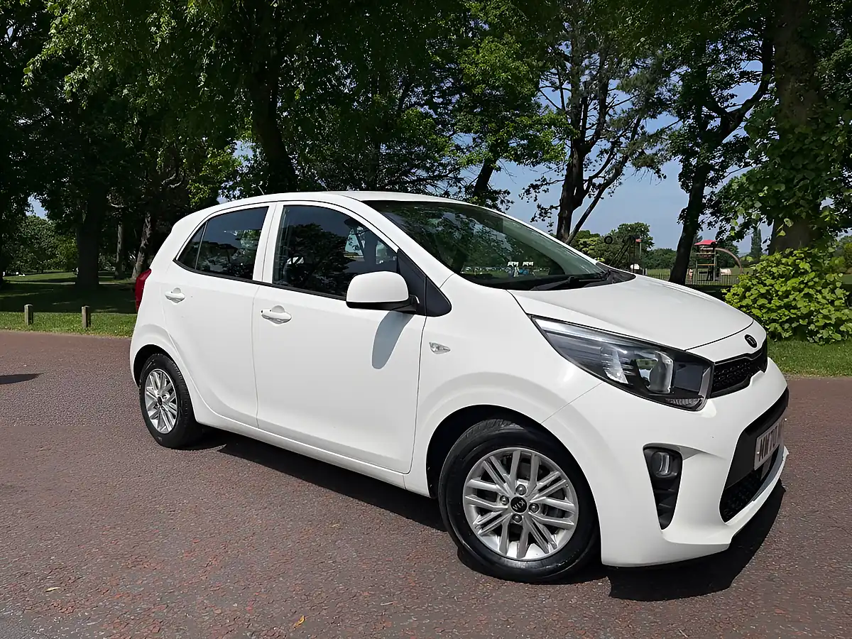 Used 2020 Kia Picanto 2 White - Front View