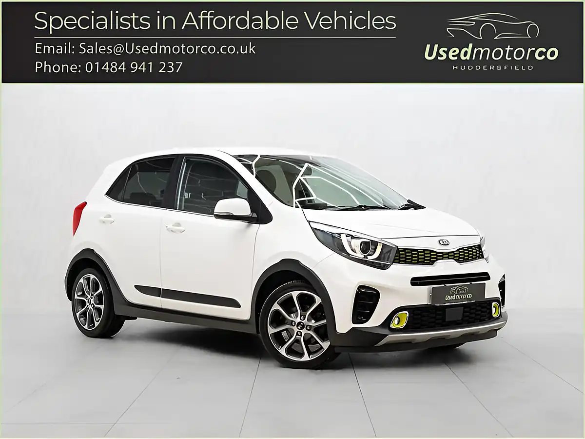 Used 2020 Kia Picanto X-Line White - Front View