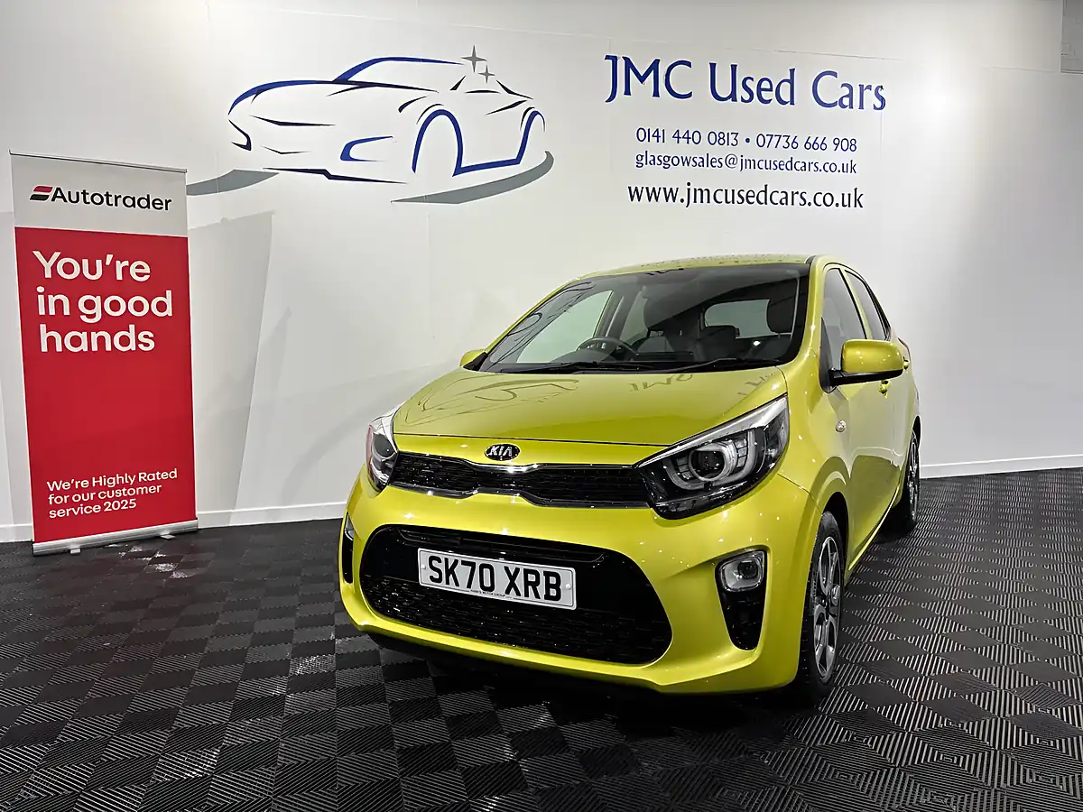 Used 2020 Kia Picanto Zest Green - Front View