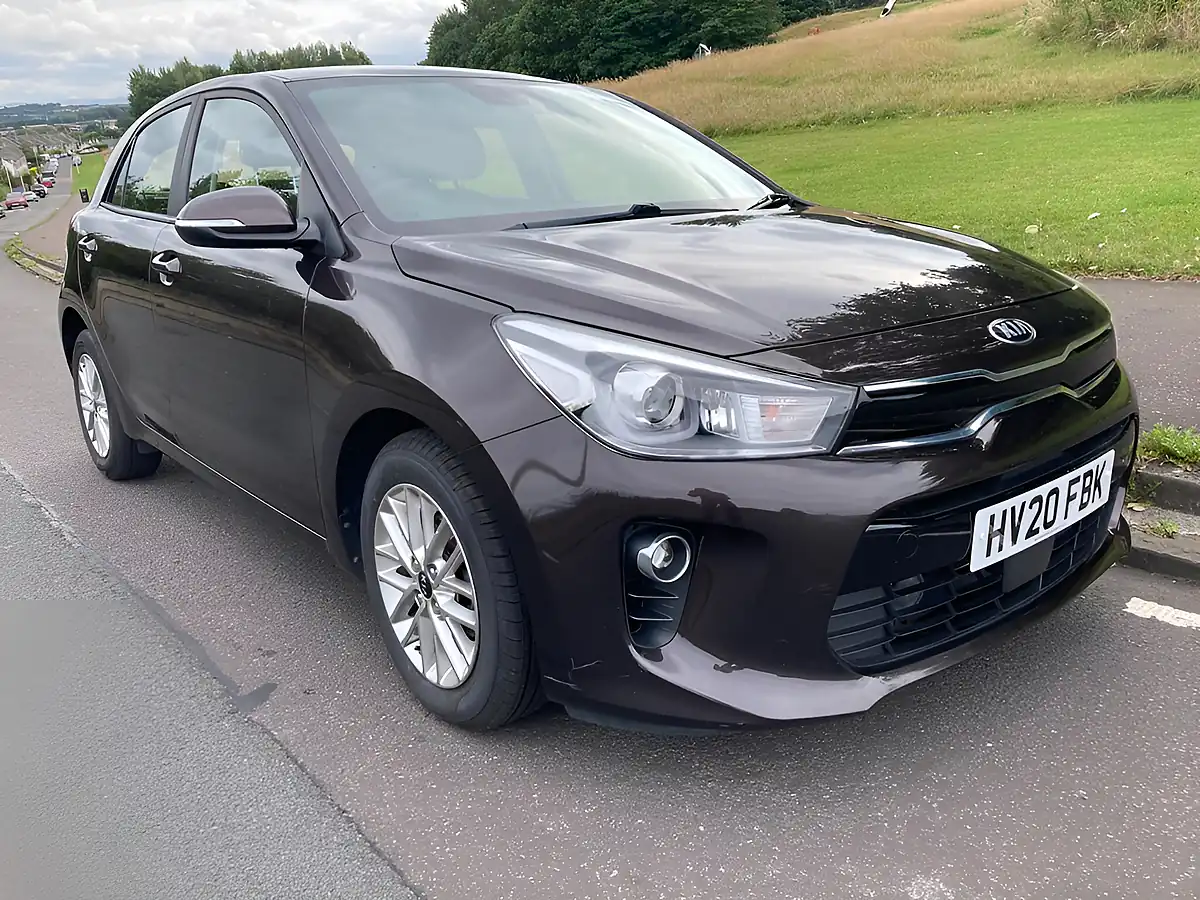 Used 2020 Kia Rio 2 Brown - Front View