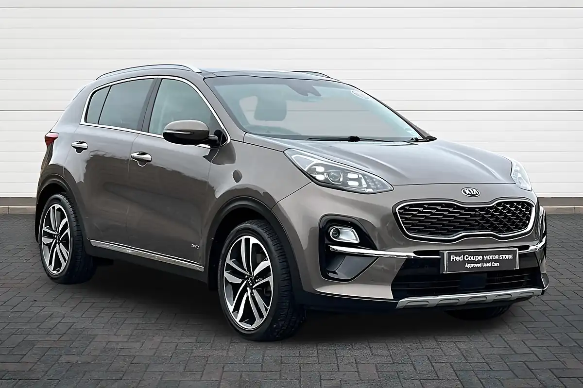 Used 2020 Kia Sportage 4 Brown - Front View