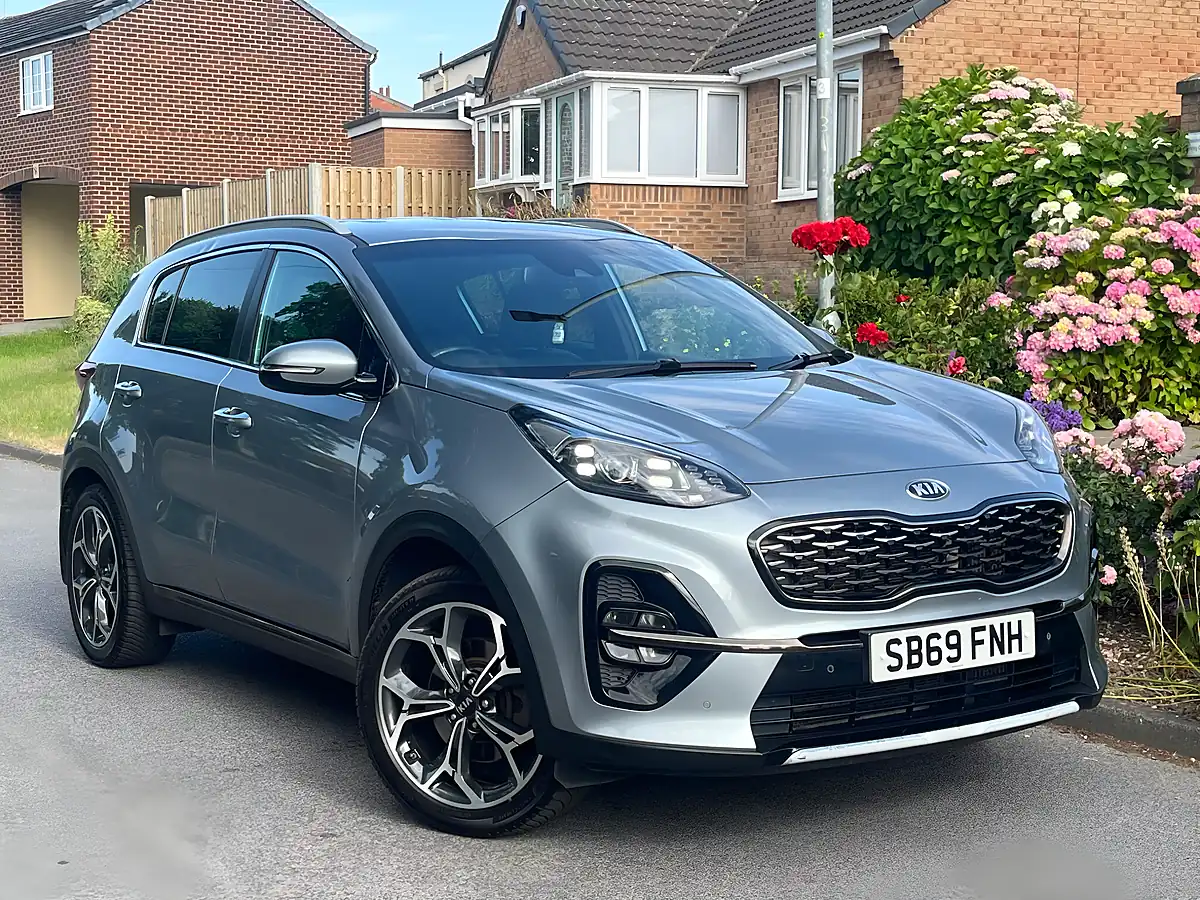 Used 2020 Kia Sportage GT Line Silver - Front View