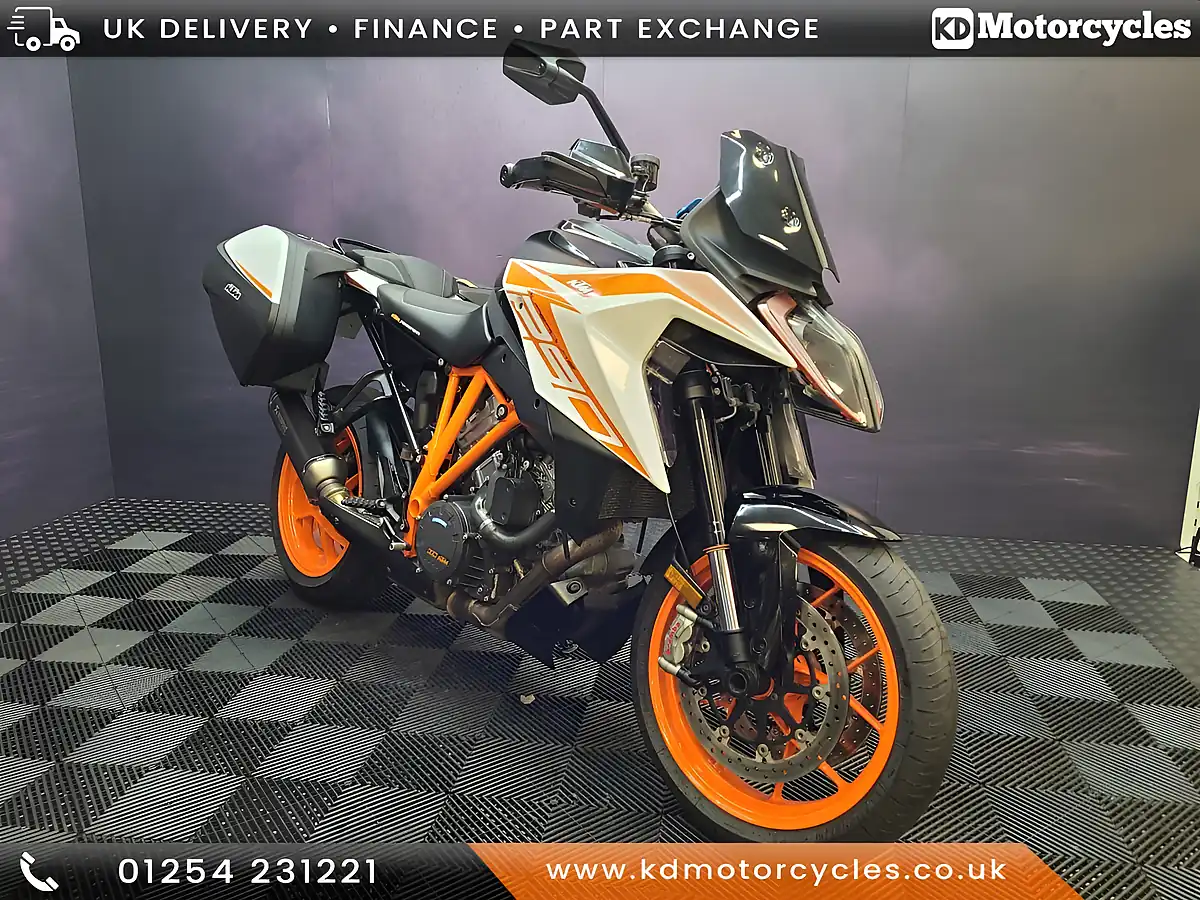Used 2020 Ktm 1290 Super Duke GT White - Front View