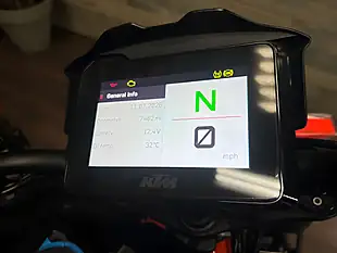 Used 2020 Ktm 1290 Super Duke R Black - Interior and Exterior details 10