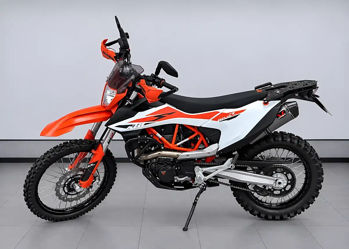 Used 2020 Ktm 690 Enduro R Orange - Interior and Exterior details 4