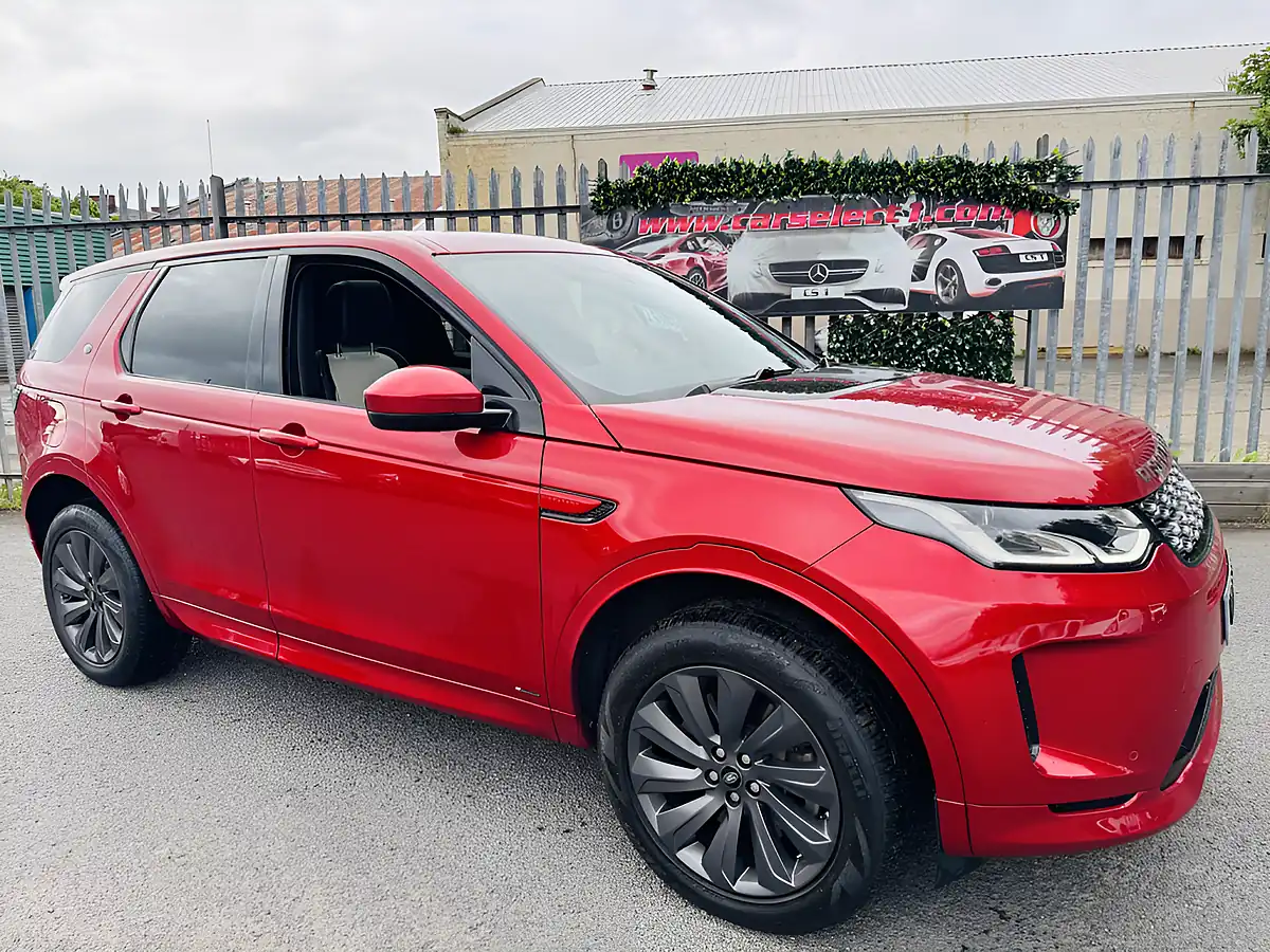 Used 2020 Land Rover Discovery Sport R-Dynamic Se Red - Front View