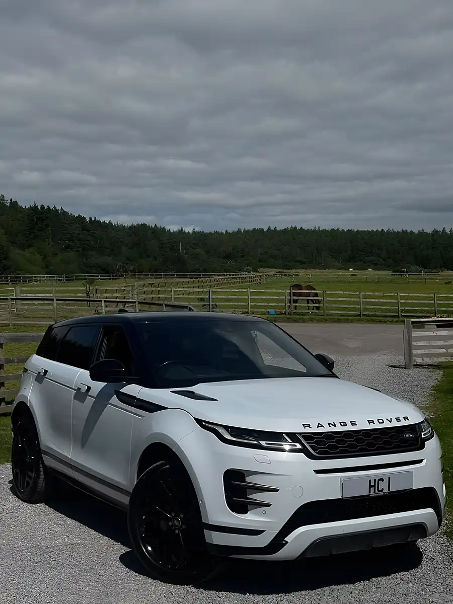 Used 2020 Land Rover Range Rover Evoque First Edition White - Front View