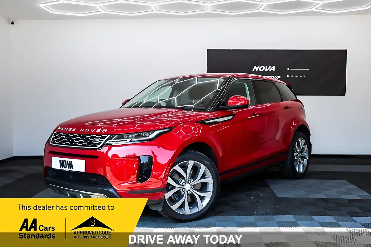 Used 2020 Land Rover Range Rover Evoque Hse Red - Front View