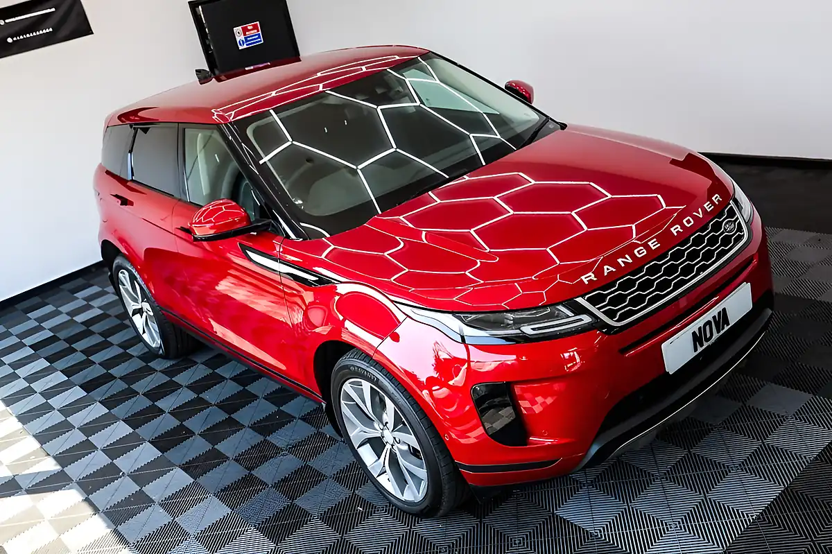 Used 2020 Land Rover Range Rover Evoque Hse Red - Interior and Exterior details 4