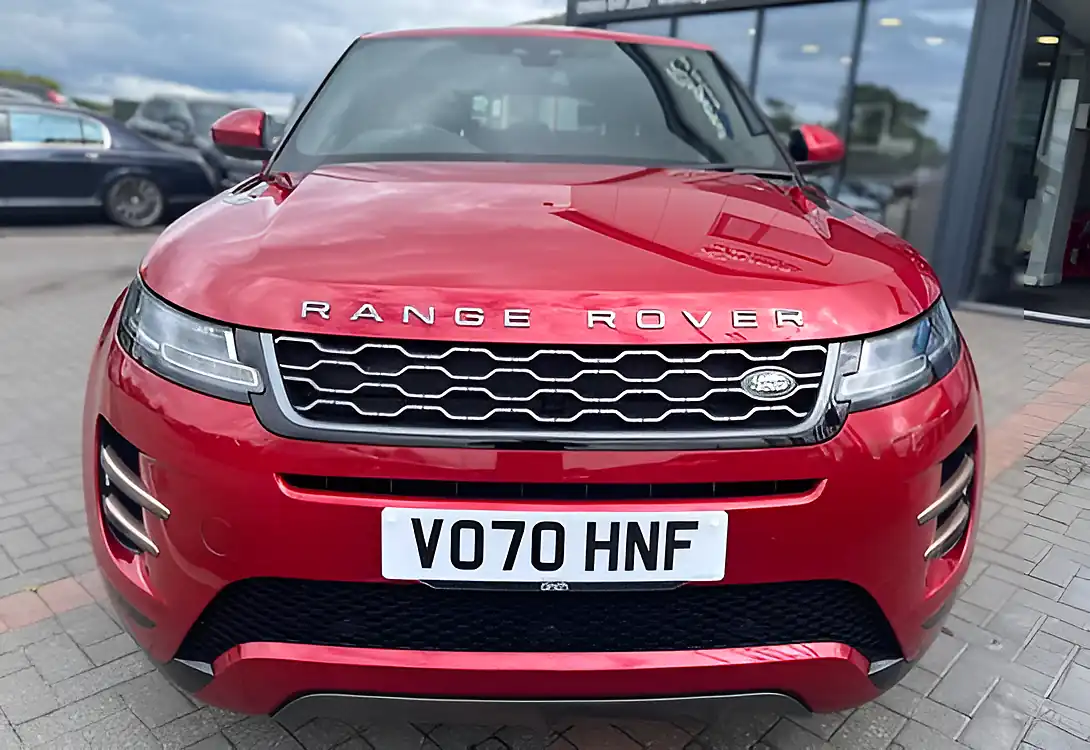 Used 2020 Land Rover Range Rover Evoque R-Dynamic Firenze Red Metallic - Interior and Exterior details 3