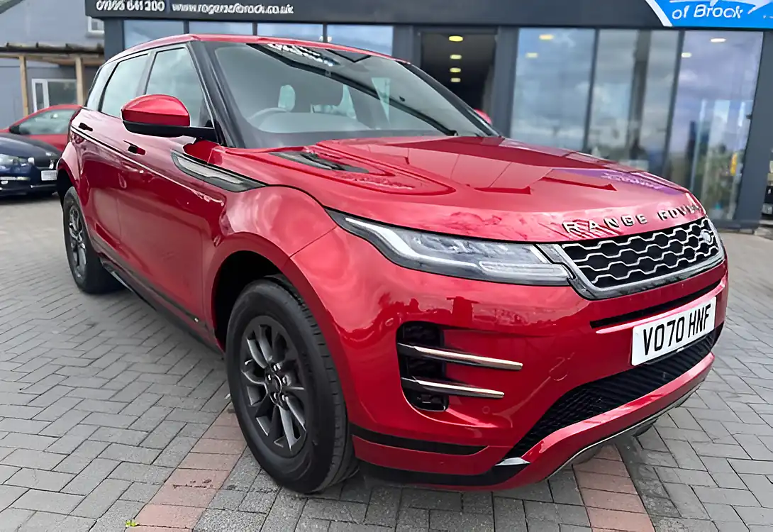Used 2020 Land Rover Range Rover Evoque R-Dynamic Firenze Red Metallic - Interior and Exterior details 4
